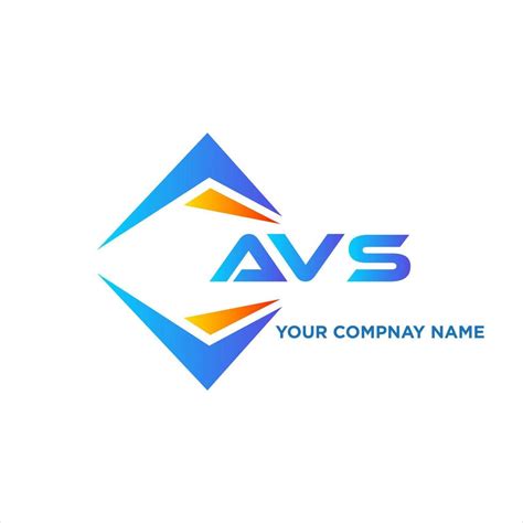 AVS abstract technology logo design on white background. AVS creative initials letter logo ...