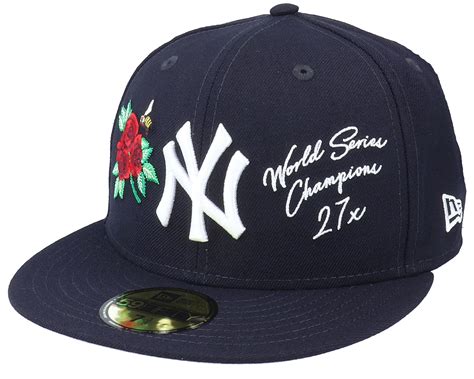 New York Yankees MLB Icon 59FIFTY Navy Fitted - New Era cap ...