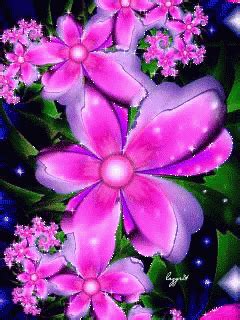 Pink Flowers GIF - Pink Flowers Animation - Discover & Share GIFs