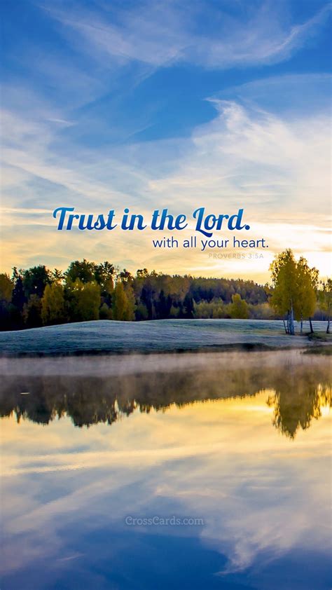 Trust in the Lord - Phone Wallpaper and Mobile Background