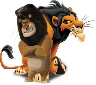 Scar and Makunga (The Lion King/Madagascar) by EBOTIZER on DeviantArt