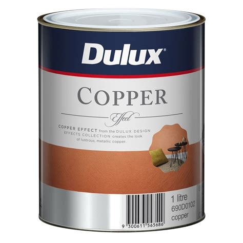 Dulux 1L Design Copper Effect Paint | Dulux, Decorative painting ...
