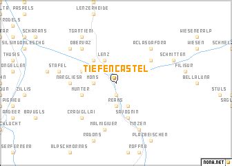 Tiefencastel (Switzerland) map - nona.net