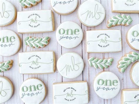 Logo Personalized Cookies. Corporate Gifts / Your Logo on | Etsy