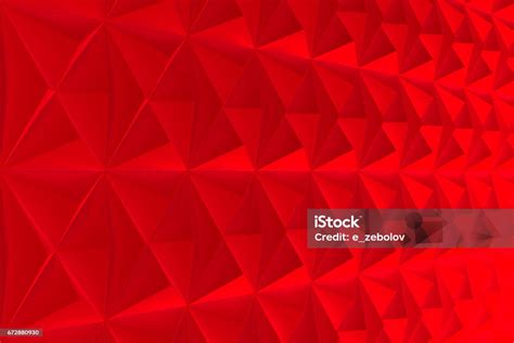 Pattern Of Red Pyramid Shapes Stock Illustration - Download Image Now - Abstract, Backgrounds ...