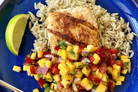 Grilled Mahi Mahi Recipe (with Mango Salsa) | The Kitchn