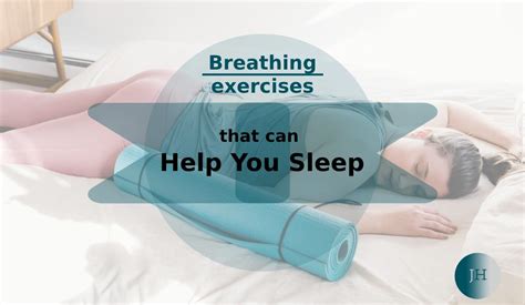 Breathing Exercises That Can Help You Sleep • Help yourself with breath.