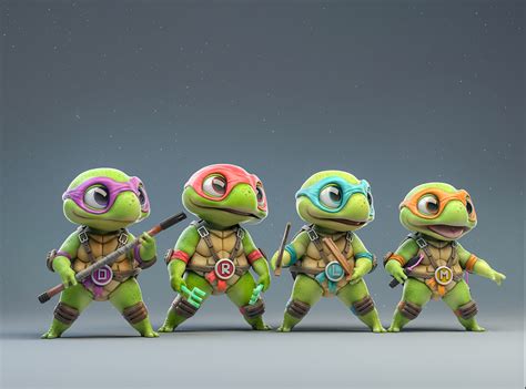 BMNT // Baby Mutant Ninja Turtles - ZBrushCentral