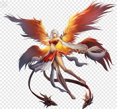 Anime Phoenix Desktop, Phoenix, legendary Creature, video Game png | PNGEgg