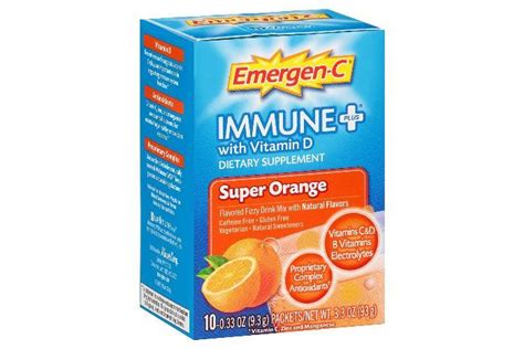 Buy Emergen C Immune Plus, with Vitamin D, Fi... Online | Mercato