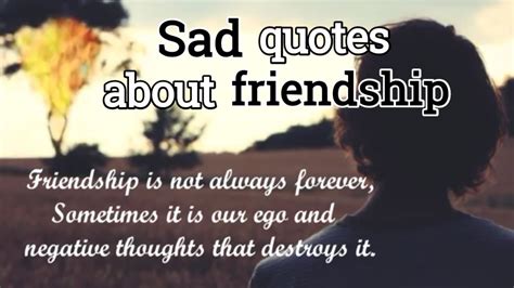 Sad Friendship Quotes Image