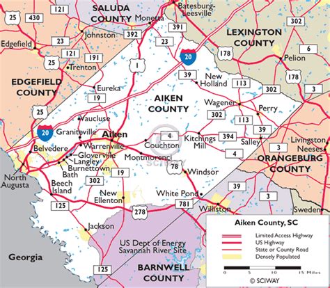 Aiken Places - Cities, Towns, Communities near Aiken, South Carolina