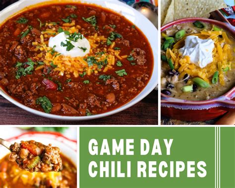 Game Day Chili Recipes - Just A Pinch