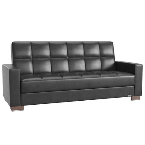 Black Sleeper Sofa Leather | Cabinets Matttroy