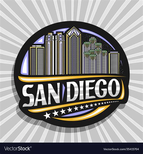 Logo for san diego Royalty Free Vector Image - VectorStock