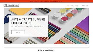 Arts & Crafts Website Templates | eCommerce | Wix.com