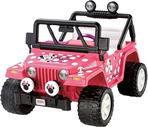 Fisher-Price Power Wheels Minnie Mouse Jeep Wrangler, Ride-On Toys - Amazon Canada