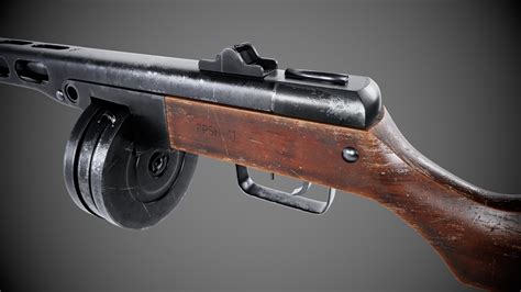 ArtStation - PPSH-41 | Game Assets