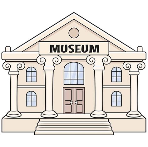 How to Draw a Museum - Really Easy Drawing Tutorial | Easy drawings ...