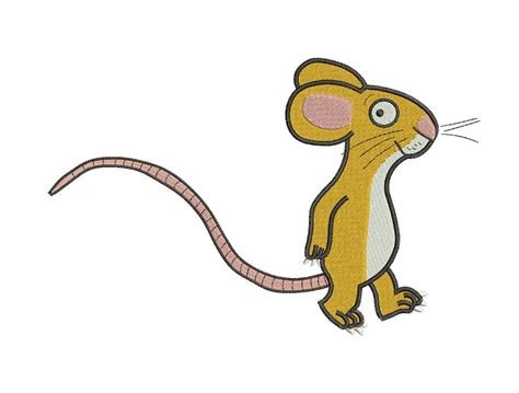 The Gruffalo Mouse Embroidery Design | The gruffalo, Mouse drawing ...