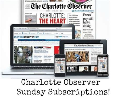 Groupon Deal: Charlotte Observer Sunday Subscriptions :: Southern Savers