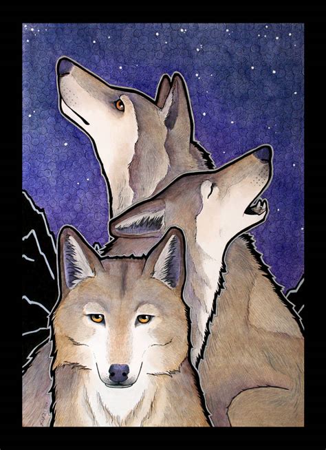 The Three Wolves by Ravenari on DeviantArt