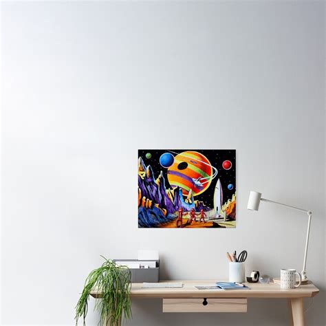 "NEW WORLDS" Poster for Sale by ward-art-studio | Redbubble