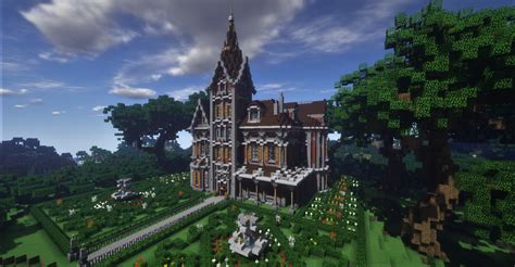 Victorian Minecraft House Schematics