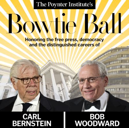 Bob Woodward and Carl Bernstein to be honored with the Poynter Medal ...