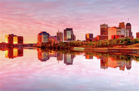 Newark New Jersey Skyline along the Passaic River #1 Photograph by Denis Tangney Jr - Pixels