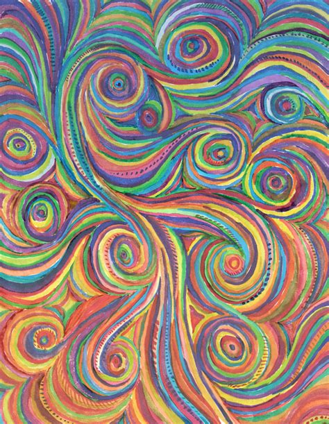 Sea Swirl by SeeWoods Rainbow Swirl, Wow Art, Art Graphique, World Of ...