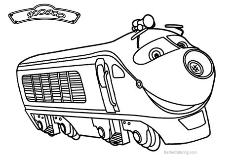 Wilson Train from Chuggington Coloring Pages - Free Printable Coloring ...