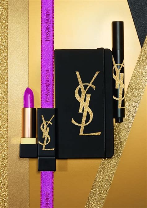 Yves Saint Laurent holiday makeup shines with metallics