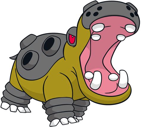 Hippowdon official artwork gallery | Pokémon Database