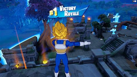 *NEW* VEGETA SKIN IN FORTNITE!! Solo Full Gameplay DRAGON BALL # ...