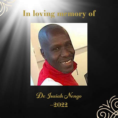 Dr. Isaiah Nengo, a true Paleoanthropologist-RIP – World of Paleoanthropology