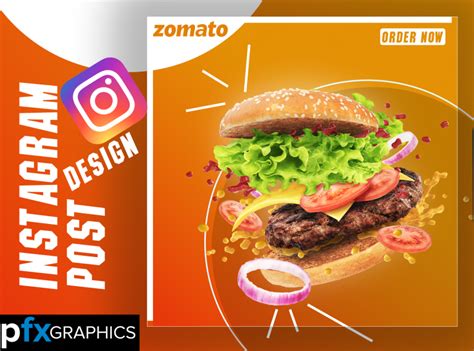 Zomato Food Social Media Post Design (Banner Design) by PFX Graphics on ...