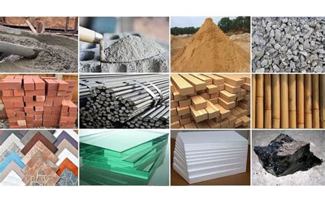 Types Of Building Materials Used In Construction Work