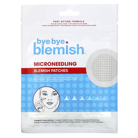 Bye Bye Blemish, Microneedling Blemish Patches, 9 Patches