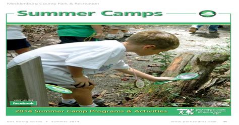 Mecklenburg County Park & Recreation Summer · PDF fileMecklenburg ...