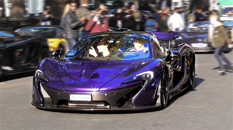 SUPERCARS in LONDON Full PURPLE CARBON Mclaren P1 - FLASHBACK #09 - YouTube