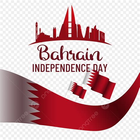 Bahrain National Day PNG Transparent, Red Building Flag Bahrain ...