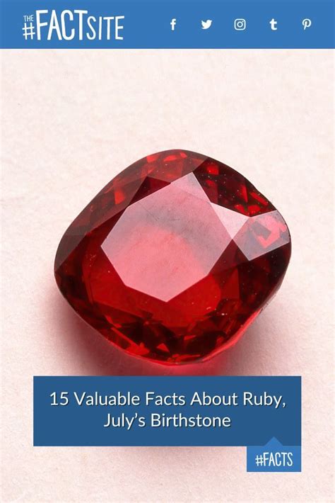 15 Valuable Facts About Ruby, July’s Birthstone - The Fact Site