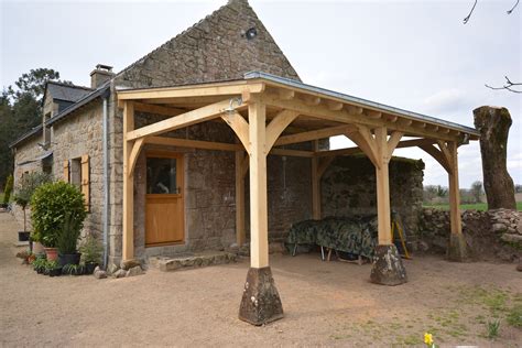 Oak framed car port in Brittany | Diy carport, Wooden carports ...