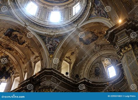 Interior of the Basilica of Santa Maria Maggiore, Bergamo, Italy. Stock ...