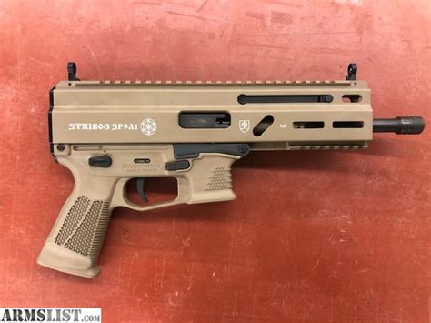 ARMSLIST - For Sale: Grand Power Stribog SP9A1 Gen 2 FDE 30+1 Sub 9mm Pistol $849