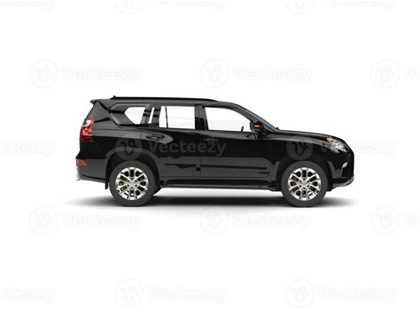 Jet black modern SUV - side view 31195476 Stock Photo at Vecteezy