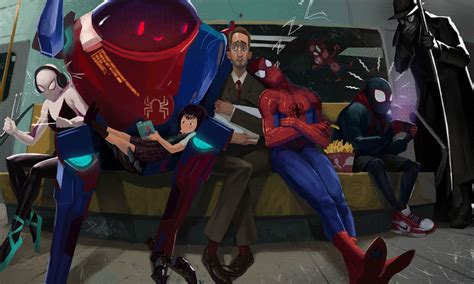 "Spider man: Into the spider verse" fan-art, Denys Zolotarevych | Spider verse, Spiderman ...