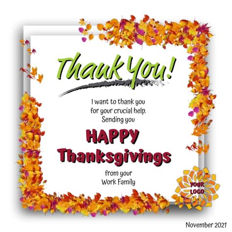 Copy of Thanksgiving Thank You Card | PosterMyWall