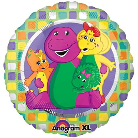 Barney and Friends Foil Mylar Balloon (1ct) - Walmart.com